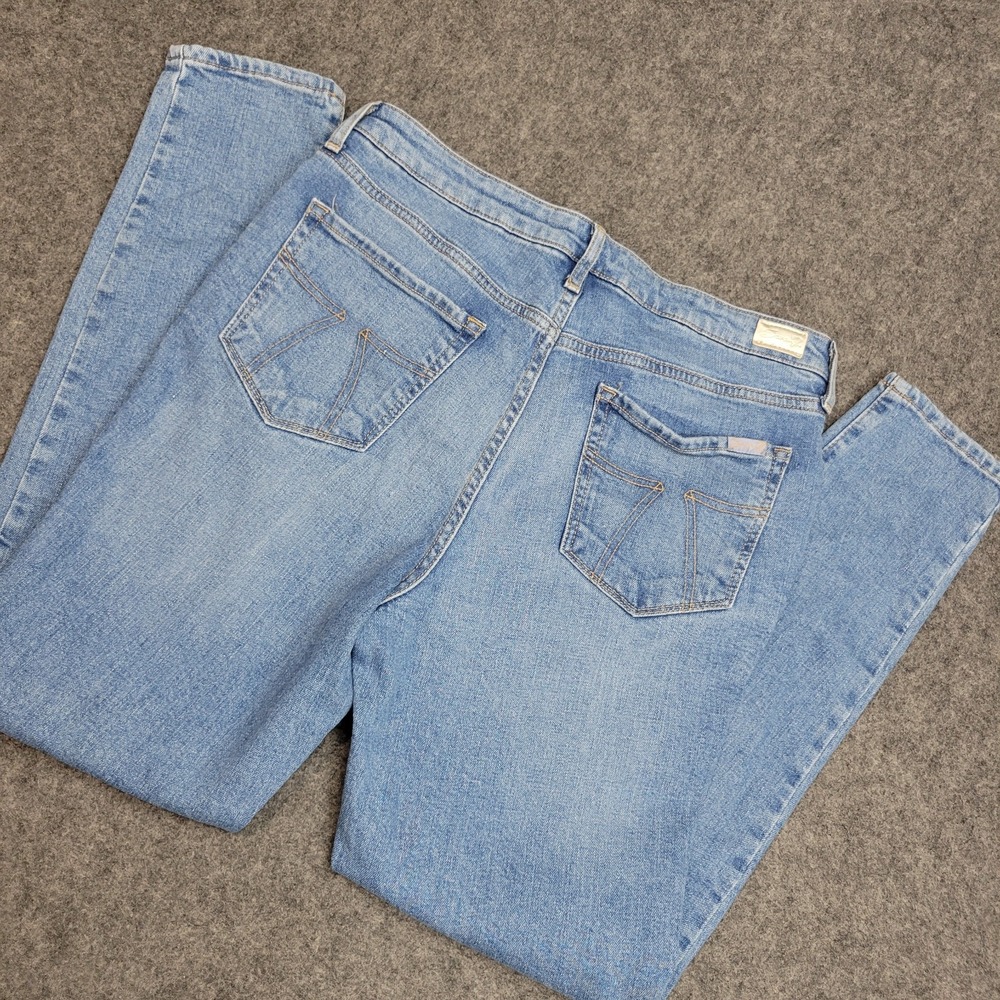 Seven 7 Jeans Womens 10 Blue Denim Streetwear Metro Ultra High‎ Rise Skinny Leg